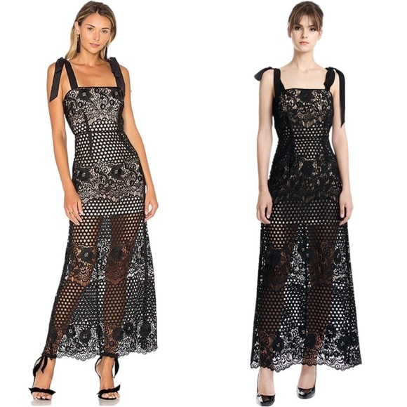 Alice McCallNWT Secret Lover Dress in Black - Size US 6/AU 10